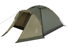 Палатка треккинговая Jungle Camp Toronto трехместная зеленая