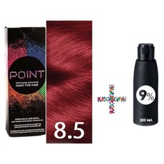 Крем-краска для волос POINT 8.5 и крем-окислитель 9%
