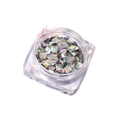 Дизайн для ногтей Blesk «Мозаика» серебро