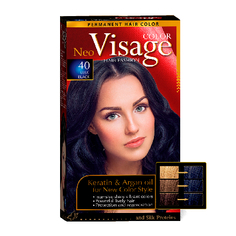 Краска для волос VisageNeo Color №40 Blue Black