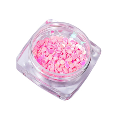 Дизайн для ногтей Blesk «Конфетти» розовый 2 мм