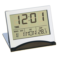 Будильник электронный + термометр, календарь, пластик, 6,2х7,2 см, LA DECOR Ladecor