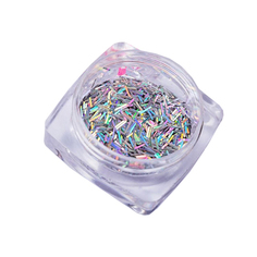 Дизайн для ногтей Blesk «Волшебные палочки» серебряный