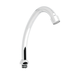 Излив смесителя для кухни круглый, высота 24см Rain