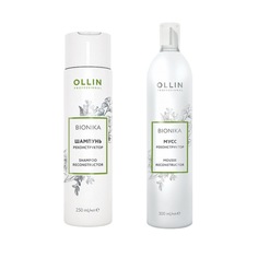 Шампунь реконструктор Ollin Professional BIONIKA 250мл и Мусс реконструктор 300мл