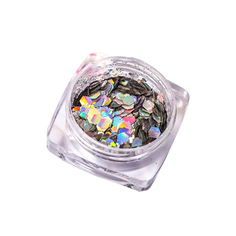 Дизайн для ногтей Blesk «Диско» серебряный