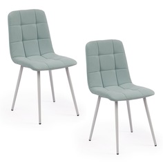 Комплект стульев TetChair CHILLY MAX бирюзовый, белый