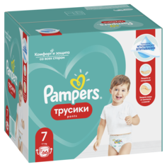 Подгузники-трусики Pampers Pants 7 (17+ кг), 66 шт.