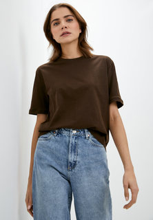 Футболка женская Incity 1.1.1.22.01.03.01393/190712 коричневая XS