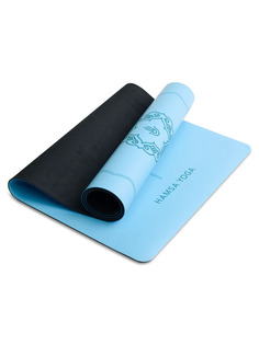 Коврик для фитнеса, Hamsa Yoga, Коврик для растяжки, пилатеса, йоги нескользящий