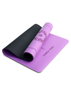 Коврик для фитнеса, Hamsa Yoga, Коврик для растяжки, пилатеса, йоги нескользящий