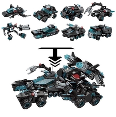 Конструктор-трансформер 1 TOY Blockformers Мегатрансфорсер, 8 шт. 1toy