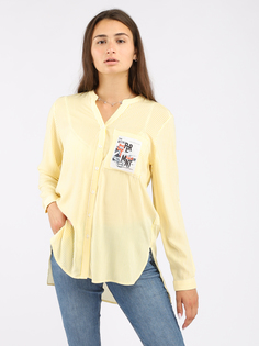 Рубашка женская Grandi SQ67836 желтая 46