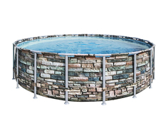 Каркасный бассейн Bestway Power Steel 56886 549x549x132 см