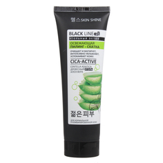 АртКолор Skin Shine Black Line Пилинг-скатка для лица с древесным углем 80 мл