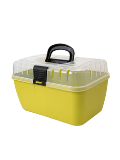Переноска для грызунов Georplast желтый пластик 29x18x19 cм