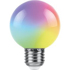 Лампа светодиодная FERON LB-371 быстрая смена цвета 38127 3W 230V E27 RGB упаковка 10 шт.