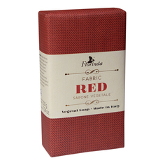 Туалетное мыло твердое Florinda Fabric Collection Soap Red парфюмированное для тела 200 г