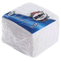 Салфетки бумажные Berry белые 100 шт