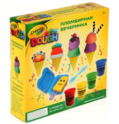 Игровой набор Crayola "Пломбирная вечеринка", тесто для лепки А1-2091