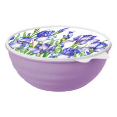 Миска Phibo Wave с крышкой 2,8 л фиолетовая