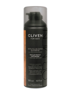 Пена для бритья Cliven For Men Смягчающая с авокадо 300 мл