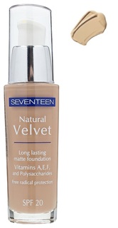 Тональный крем Seventeen Natural Velvet Longlasting Matte Foundation 4 35 мл Бежевый