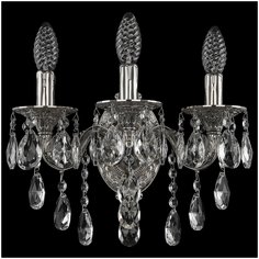 Хрустальная бра 7101B11/3/125 B Ni Bohemia Ivele Crystal