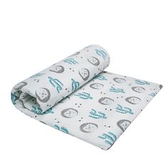 Пододеяльник AmaroBaby на молнии 147х112 Ежики бязь