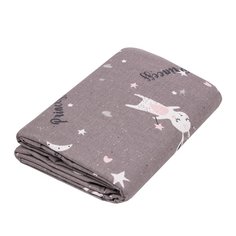 Пододеяльник AmaroBaby на молнии 147х112 Princess, серый