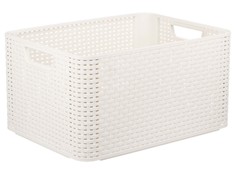 Корзина Curver Style Rattan L бежевая 326 х 436 х 230 мм