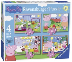 Пазл Ravensburger "Свинка Пеппа", 4 шт, 12, 16, 20, 24 элемента