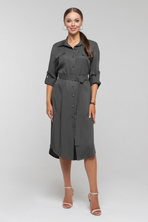 Платье женское Петербургский Швейный Дом 1442-152 хаки 52 RU