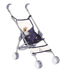 Коляска для кукол DeCuevas Toys трость Классик голд синий 90090-2