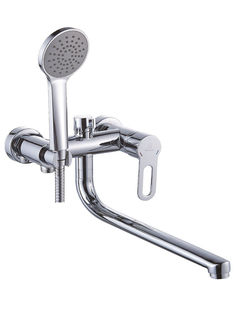 Смеситель для ванны Diadonna D80-222113 с круглым изливом 1 ручка, хром