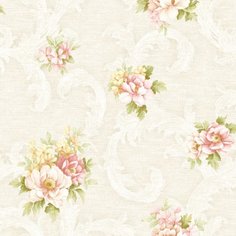 Обои бумажные SEABROOK Bella, BE70909, с акриловым покрытием, экологичные