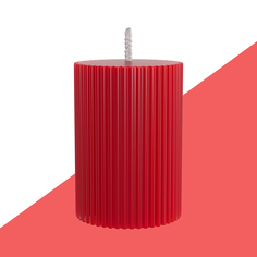 Декоративная свеча 7х10см SCANDYLAB Empire Red SL-ES08