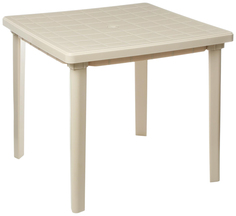 Стол для дачи Альтернатива М8154 beige 80x80x74 см Alternativa