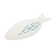 Блюдо сервировочное Mercury White sand Рыба 30 х 14 см