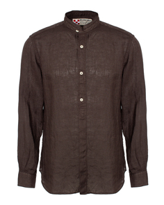 Рубашка мужская MC2 Saint Barth KLAR001 коричневая 2XL
