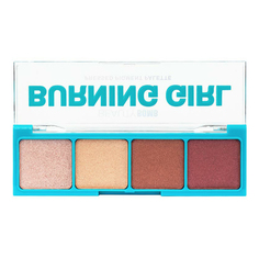 Палетка прессованных пигментов для глаз Beauty Bomb Burning girl