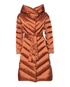 Пуховик-пальто женский add 2AW284 красный 46 IT