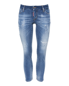 Джинсы женские DSquared2 S75LB0374 голубые 40 IT