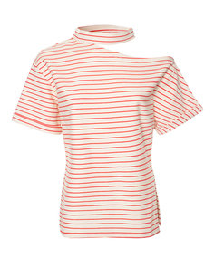 Футболка женская Erika Cavallini P0SF03 красная 42 IT