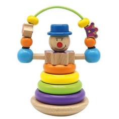 Пирамидка Kidus Клоун, веселье с бусинами XNZX17026