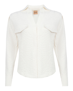 Рубашка женская NUDE 1101533 белая 38 IT