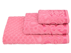 Полотенце махровое Clever 70*140+/-2см Аврора 03-130 пыльная роза