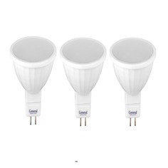 Лампочка General GLDEN-MR16-10-GU5.3-12-6500, 3шт