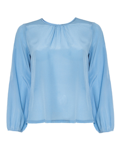 Блуза женская Max Mara Weekend SCALATA голубая L
