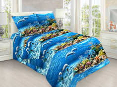 Пододеяльник Mercury Home «Морское дно» 1.5 СП 143x215 Бязь
